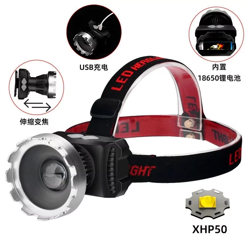 Налобный аккумуляторный фонарь SQ-820 Винница - изображение 5