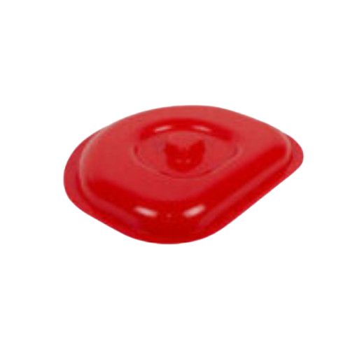 Кришка для відра пристінного 12л пластик 01 червоний Ламела Житомир