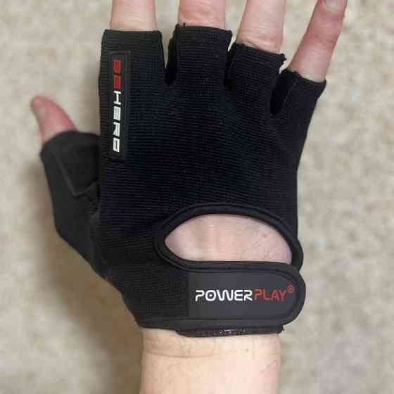 Рукавички для фітнесу і важкої атлетики PowerPlay 9200  чорні XL Київ