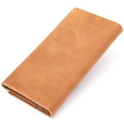 Портмоне Vintage У ретро стилі та матовій шкірі Руде (14295) Вінниця