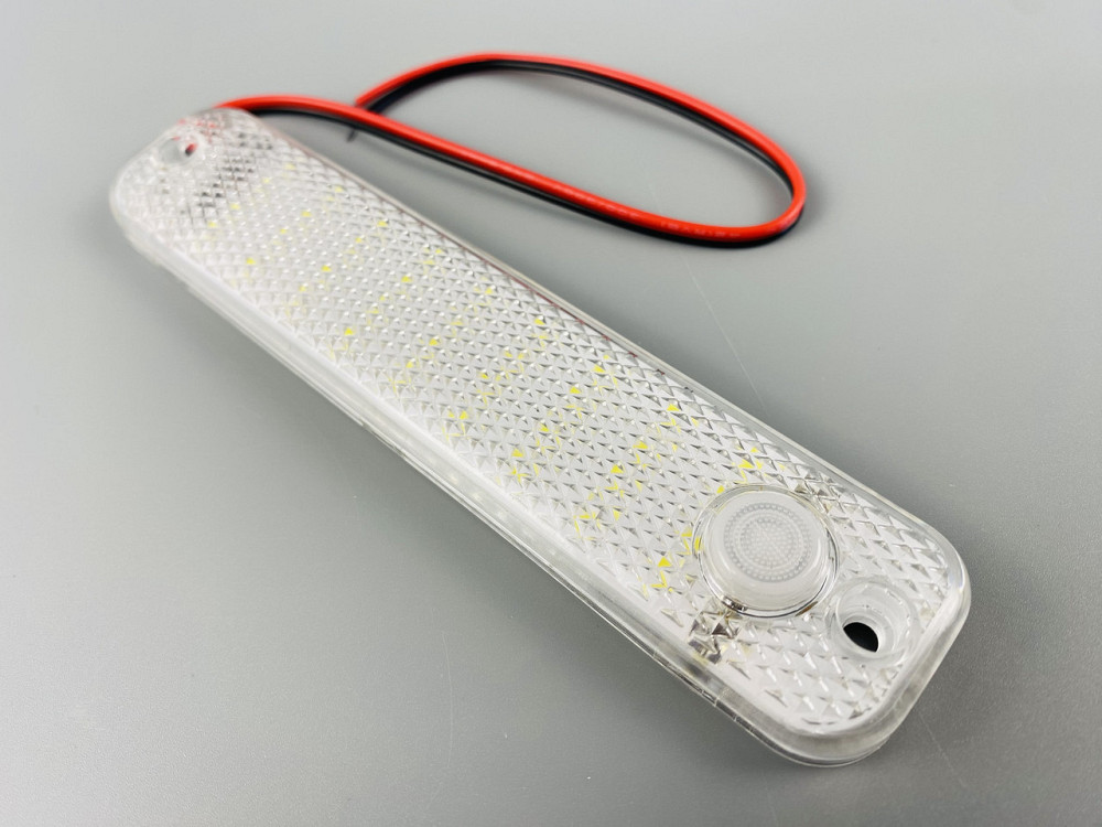 Лампа LED освітлення салону; 12-80 В; вимикач на лампі; 150 мм x 30 мм x 10 мм. Мукачево - фото 1