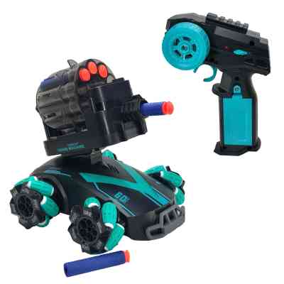 Радіокерована іграшка UFT Дрифтова машинка Танк-всюдихід Стріляє м&apos;якими дротиками з підсвічуванням (UFTGC3) Вінниця