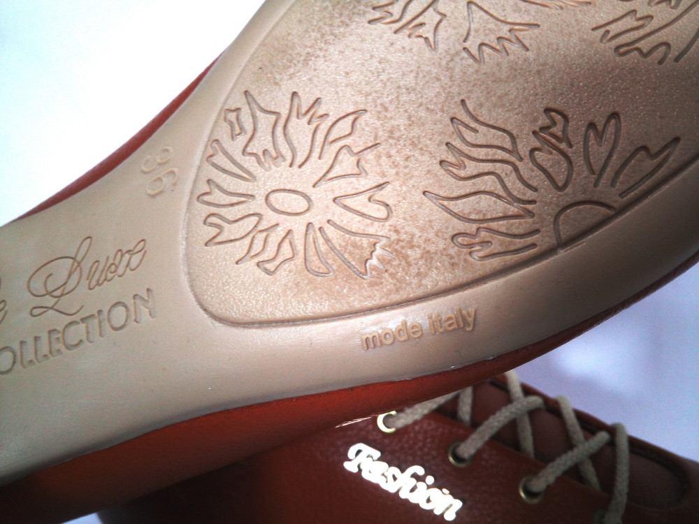 Женские кожаные туфли-лодочки производство Италии. Киев - изображение 6