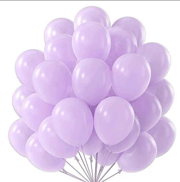 Шарики латексные пастель сиреневый 12'' 30см Киев - изображение 1