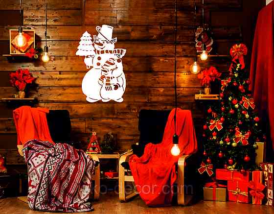 Декоративне настінне Панно «Сніговик», Декор на стену Київ