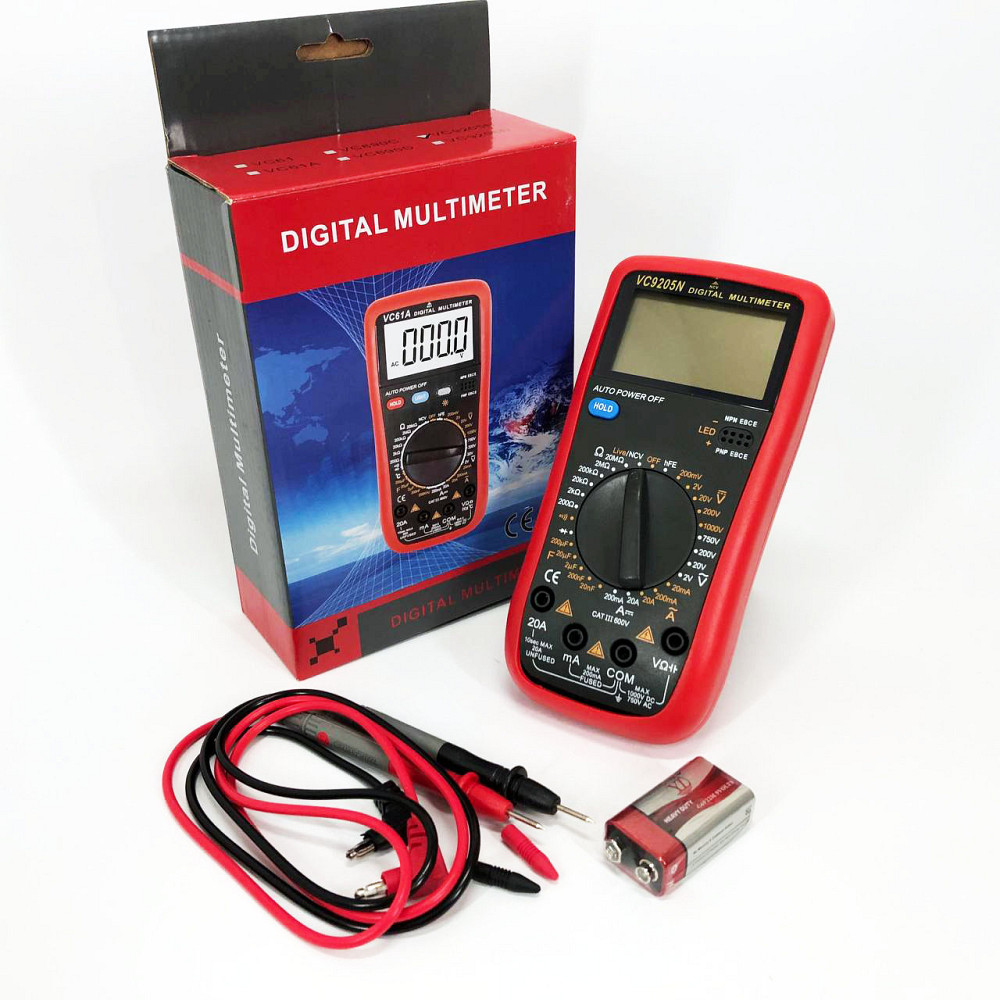 Мультиметр із хорошою точністю VC9205N, Мультиметр із функцією захисту від перевантаження IM-42 Львів - фото 10