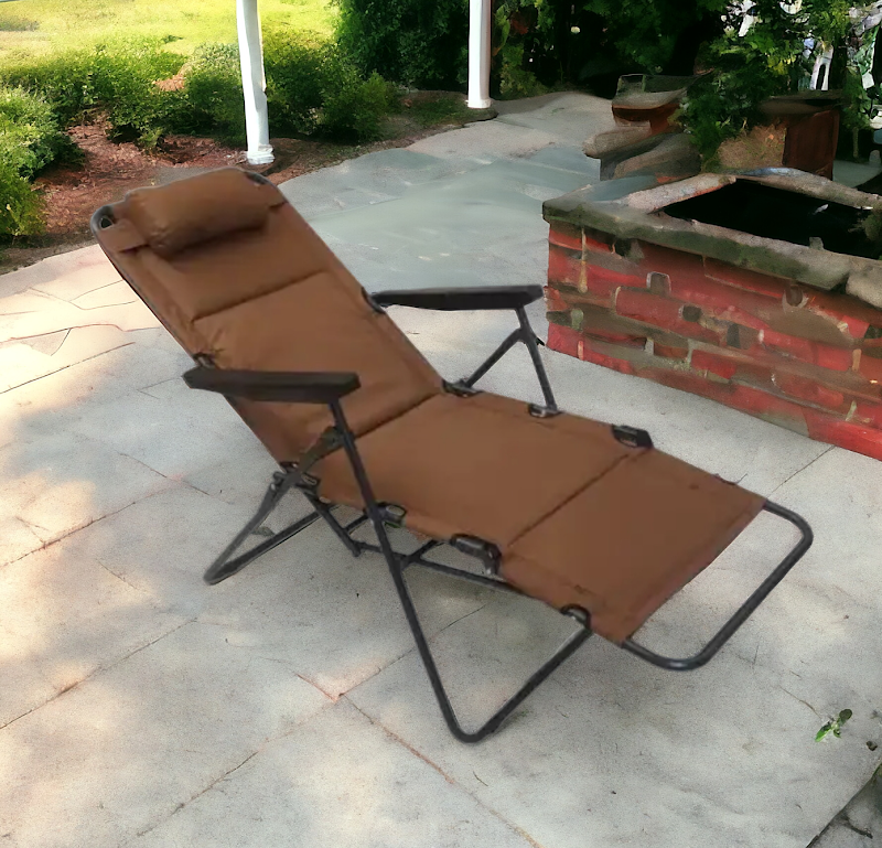 Шезлонг для відпочинку розкладний на 6 положень до 120 кг/ Крісло складане Кривий Ріг - фото 4