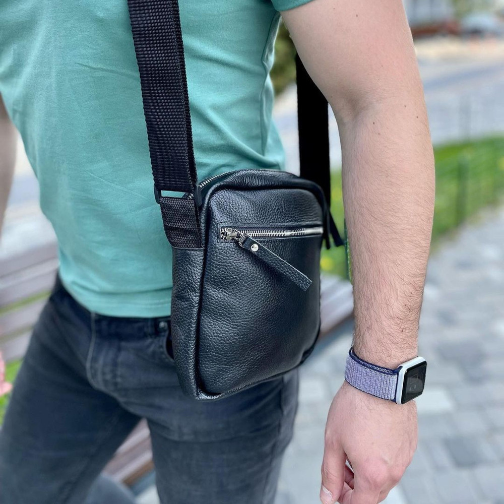 Стильна сумка-месенджер, Сумка-месенджер для роботи, Сумка ділова для документів, Сумки XJ-540 для документів Київ - фото 9