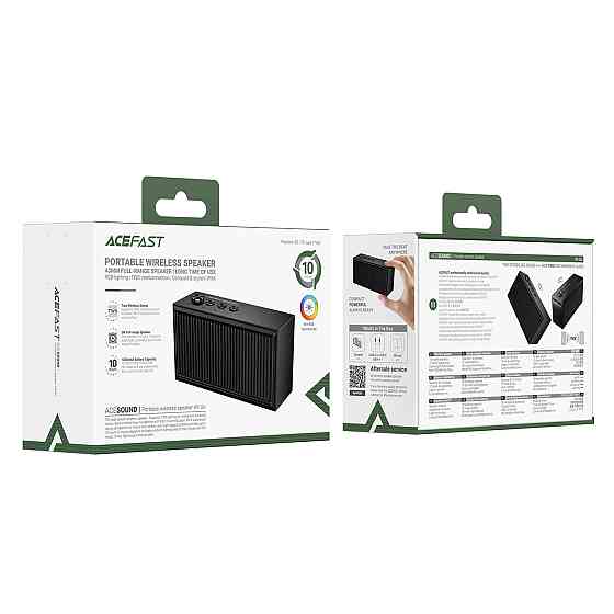 Портативна колонка ACEFAST K9 Go portable wireless speaker Black Одеса