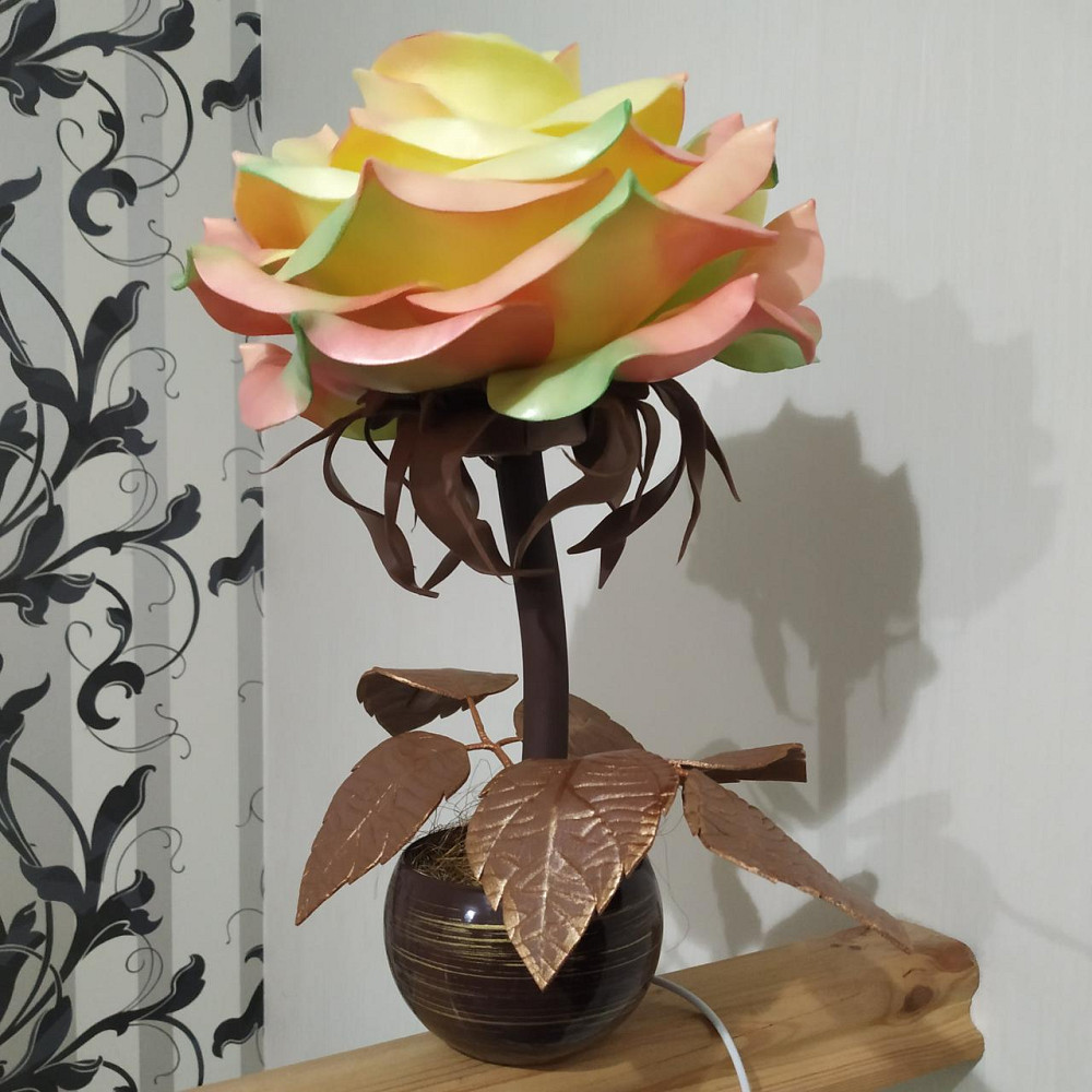 Світильник-нічник "Райдужна троянда" Дніпро - фото 8