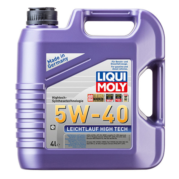 Моторне масло Liqui Moly Leichtlauf High Tech 5W-40 4л Львів - фото 1