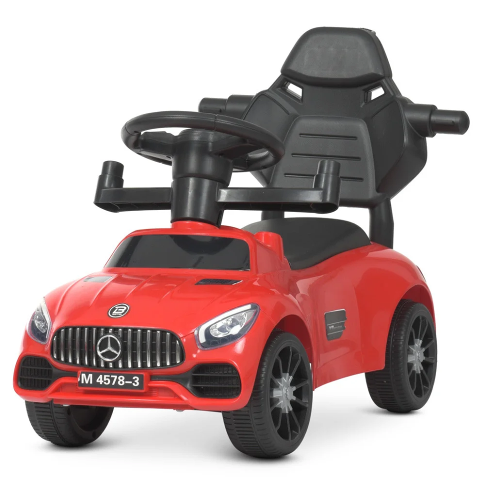 Каталка-толокар Bambi Racer M 4578-3 Червоний музичний Вінниця - фото 5