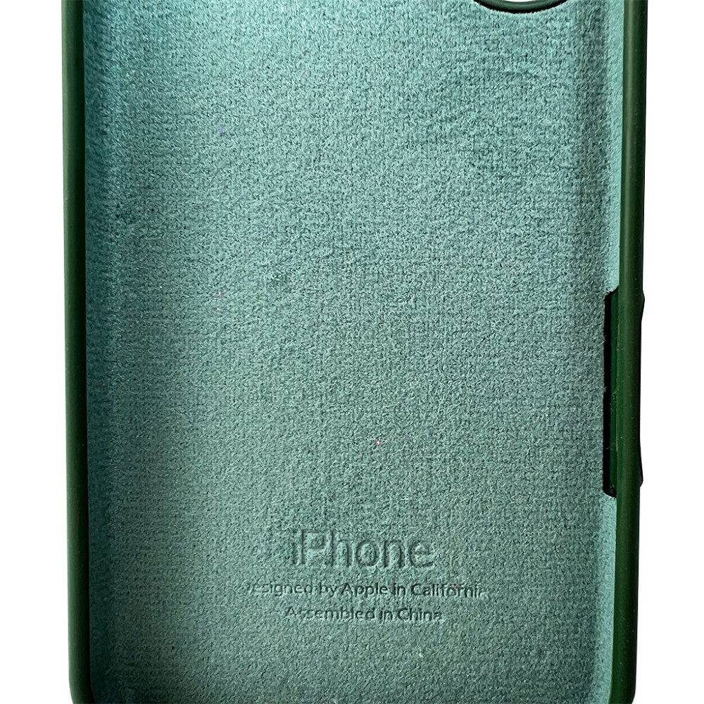 Чохол Silicone для Apple iPhone 16, зелений Київ - фото 6