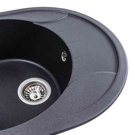 Гранітна мийка для кухні Platinum 5847 ONYX матовий Моріон Коломия