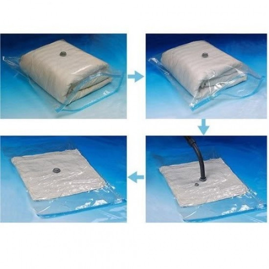 Вакуумний пакет для зберігання речей 60*50 см Вінниця - фото 4