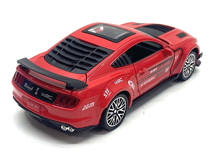 Машинка металева TK Union Group Ford Mustang Shelby 1:32 світло звук Червона (GT-1712) Чернігів - фото 6