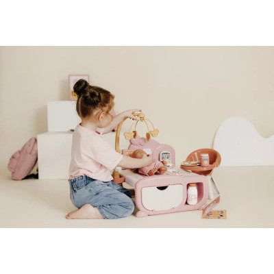 Ігровий набір Smoby Ігровий центр Бебi Ньорс. Терракотова пудра. Дитяча кімната зі звук. ефектами та аксесуарами (7600220393) Вінниця - фото 7