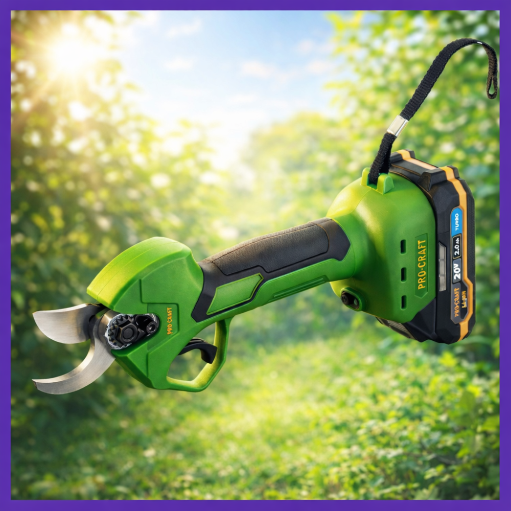 Акумуляторні садові секатори Procraft ES25Li,Секатор акумуляторний 20 В 2 А / год,Секатор акумуляторний ,Секатор безщітковий Львів - фото 1