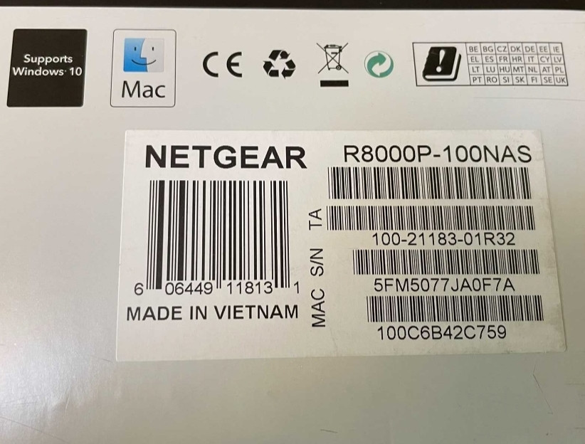 Wi-Fi роутер Netgear R8000P-100NAS WiFi5 AC4000. Новый. Киев - изображение 3