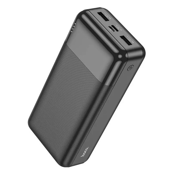 Универсальная мобильная батарея Power Bank Hoco J72B 30000 mAh (Черный) Винница