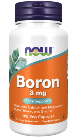 Бор, Boron, Now Foods, 3 мг, 100 вегетарианских капсул Луцк