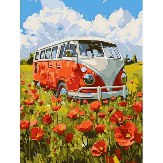 Картина за номерами "Подорож у червоне" ©art_selena_ua KHO6392, 30х40 см Вінниця