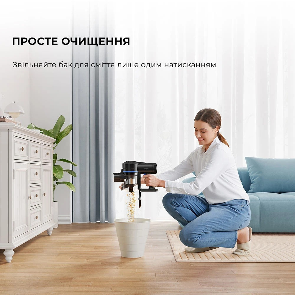 Акумуляторний пилосос Dreame Mova J10 (VJ10A) ( Чорний ) Харків - фото 11