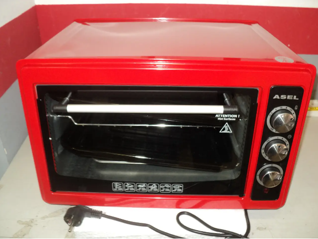 Духовка електрична ASEL AF (33-23) червоний — 1950 Одеса - фото 1
