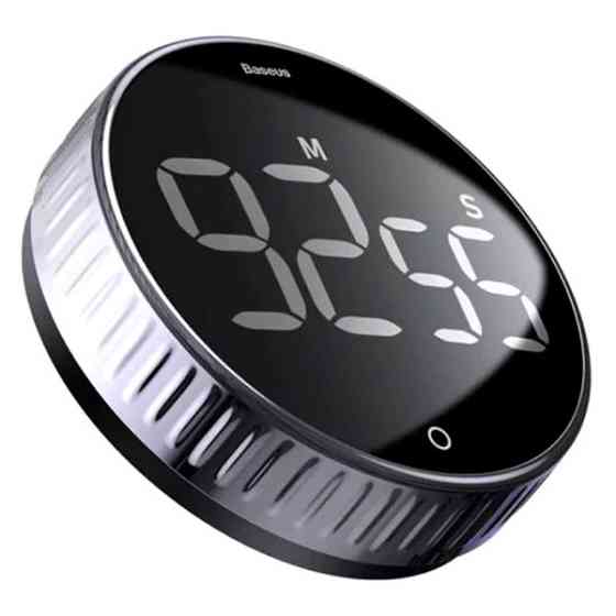 Таймер Baseus Heyo rotation countdown timer з цифровим LED дисплеєм і магнітною основою (ACDJS-01) Миколаїв