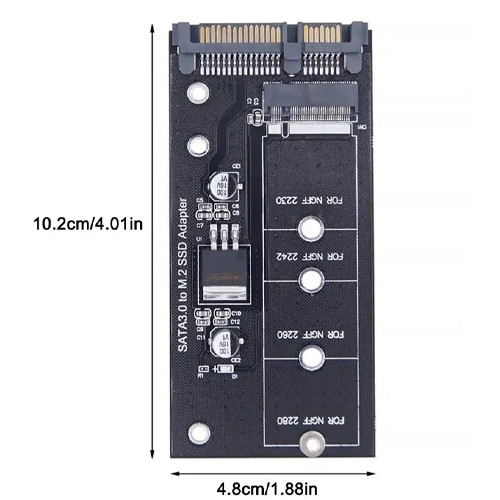 Адаптер переходник SSD M.2 NGFF ключ B на SATA3 до 6Гбит/с Вінниця - фото 5