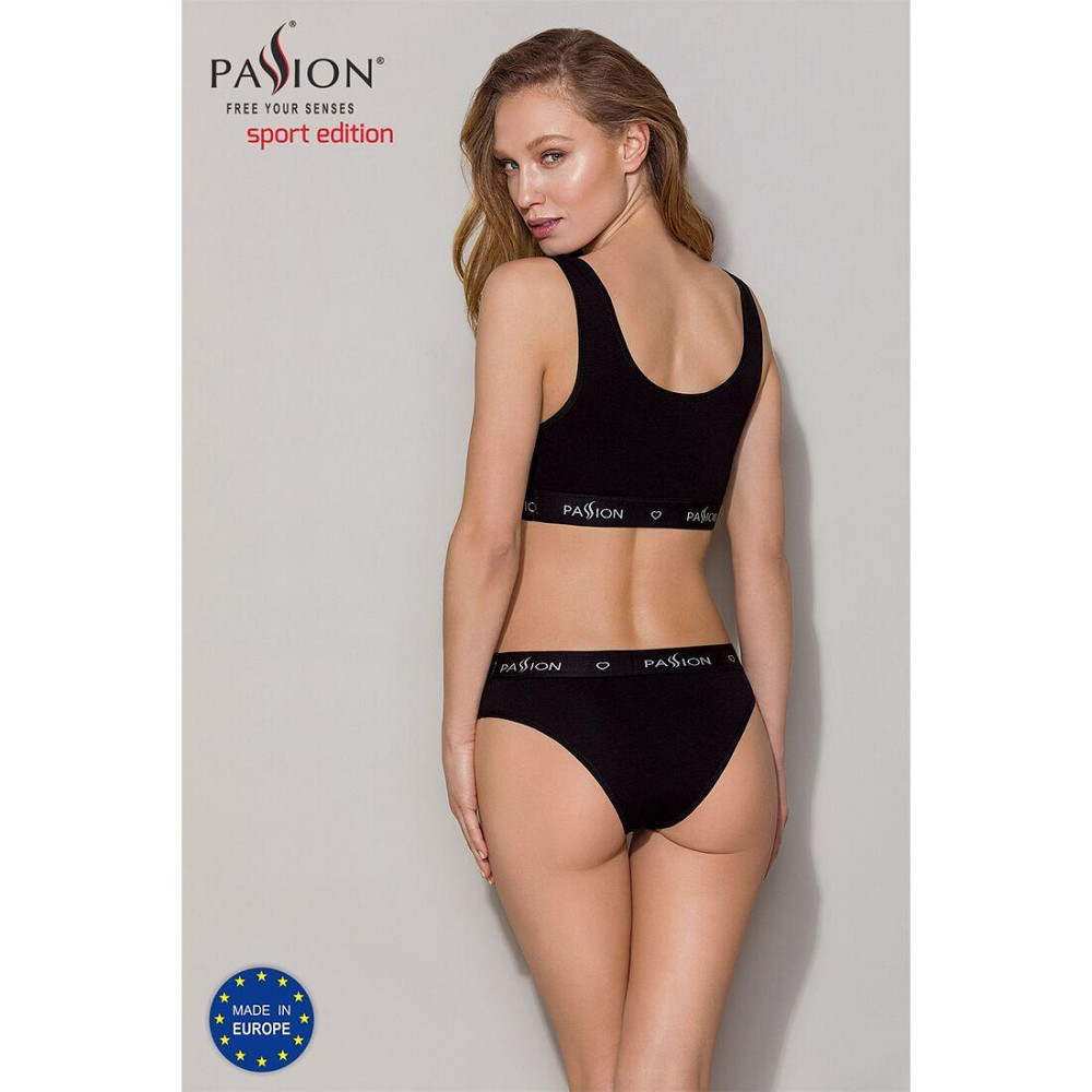 Спортивний топ з широкою гумкою Passion PS004 TOP L, black Sex Aura Київ - фото 7
