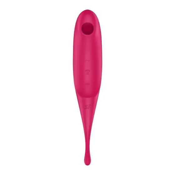Вібратор для клітора з вакуумною стимуляцією Satisfyer Twirling Pro Red Львів
