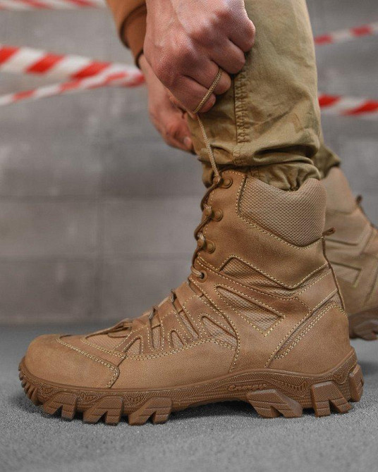 Тактические Берцы Undolini Крейзи American Койот Air-Tex   ВТ1011 Одесса - изображение 1
