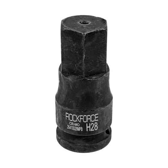 Головка-бита ударна 6-гранна 28 мм, 3/4" ROCKFORCE RF-26410028MPB Одеса