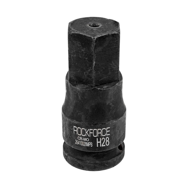 Головка-бита ударна 6-гранна 28 мм, 3/4" ROCKFORCE RF-26410028MPB Одеса - фото 1