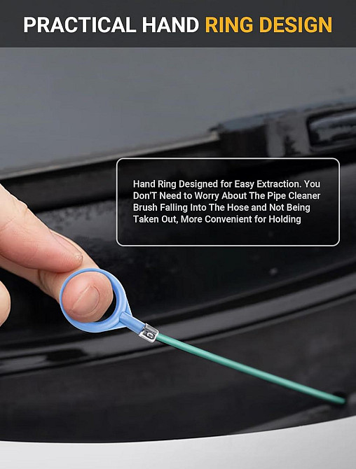 Універсальна щітка для чищення дренажів автомобіля 3м Київ - фото 4