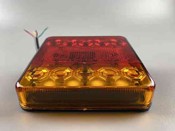 Ліхтар LED квадратний задній для причепів і вантажівок, світлодіодний ліхтар заднього ходу 10 led діодів Мукачево