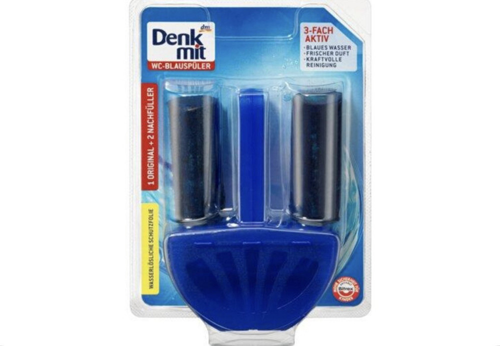 Блок для туалету Denkmit Blauspuler 3-fach aktiv 3шт Виноградов - изображение 1