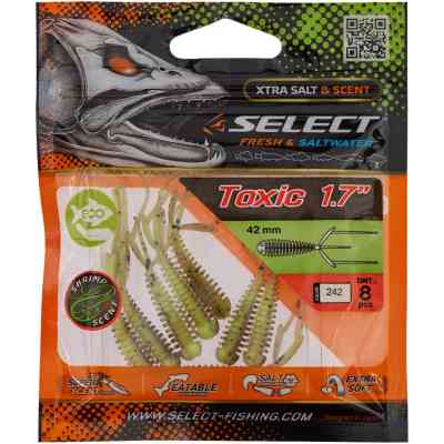Силикон рыболовный Select Toxic 1.7" 242 (8 шт/уп) (1870.73.22) Винница