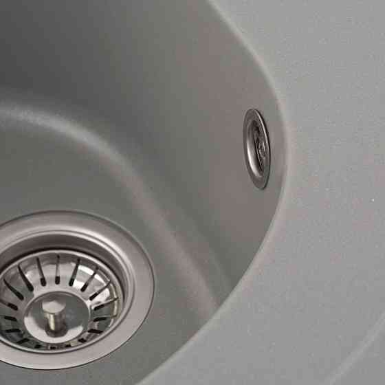 VALESO Гранітна мийка для кухні VALESO LUNA 510 матова Сірий металік Киев