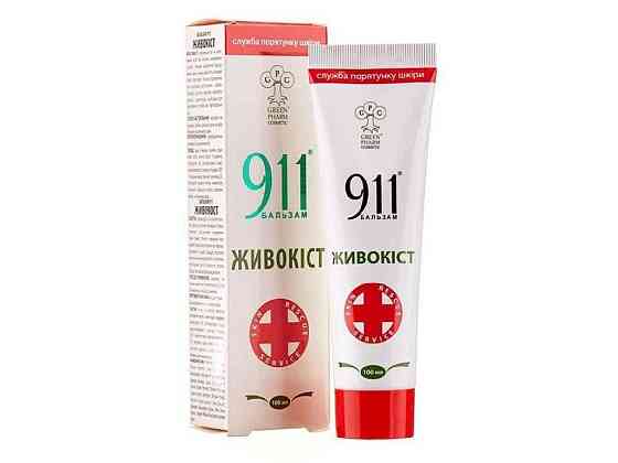 Бальзам 911 Живокост 100мл ТМ Green Pharm Киев