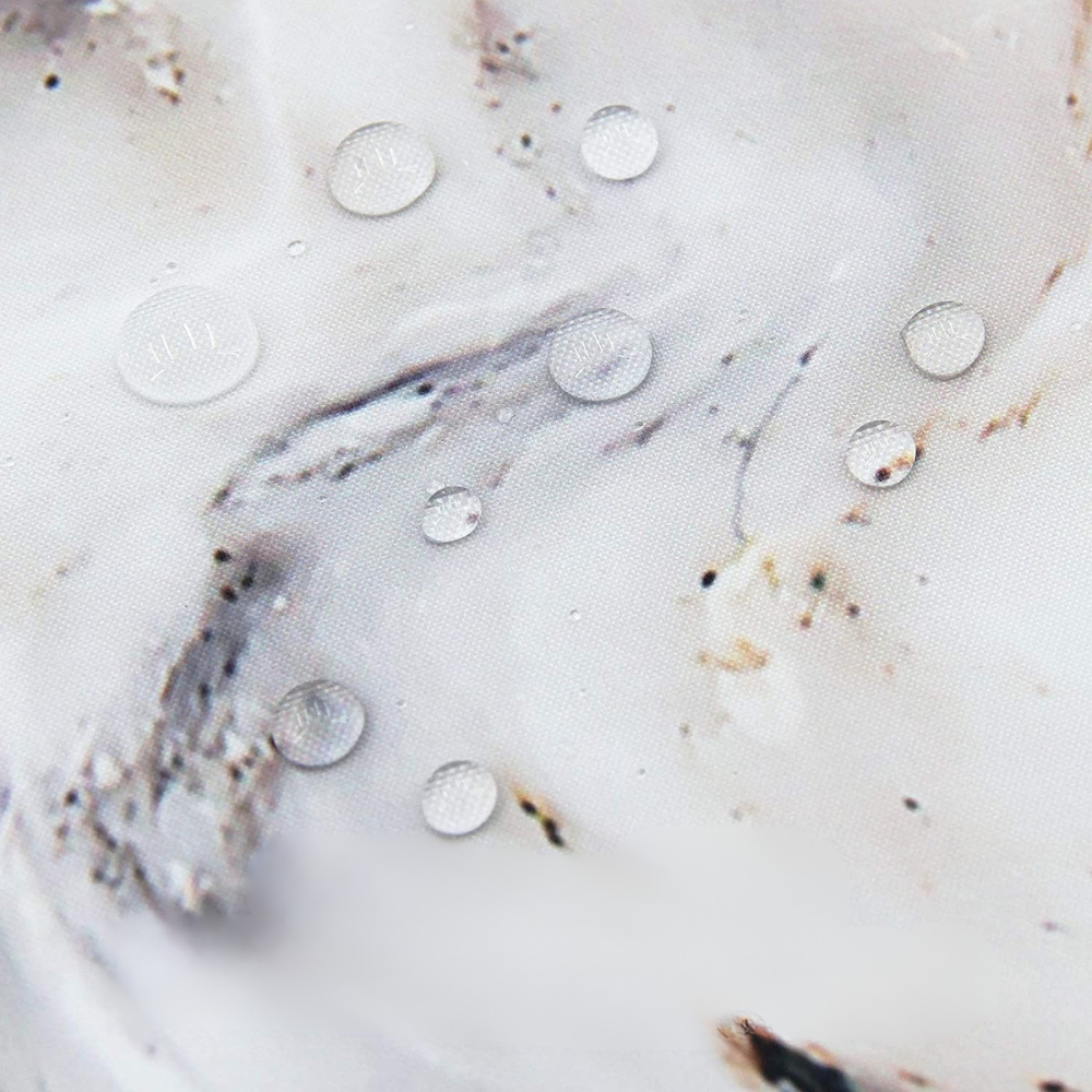 Шторка для ванни і душа з поліестеру водонепроникна Bathlux 180x180 см з кільцями, фіранка для ванної кімнати Кам'янець-Подільський - фото 6