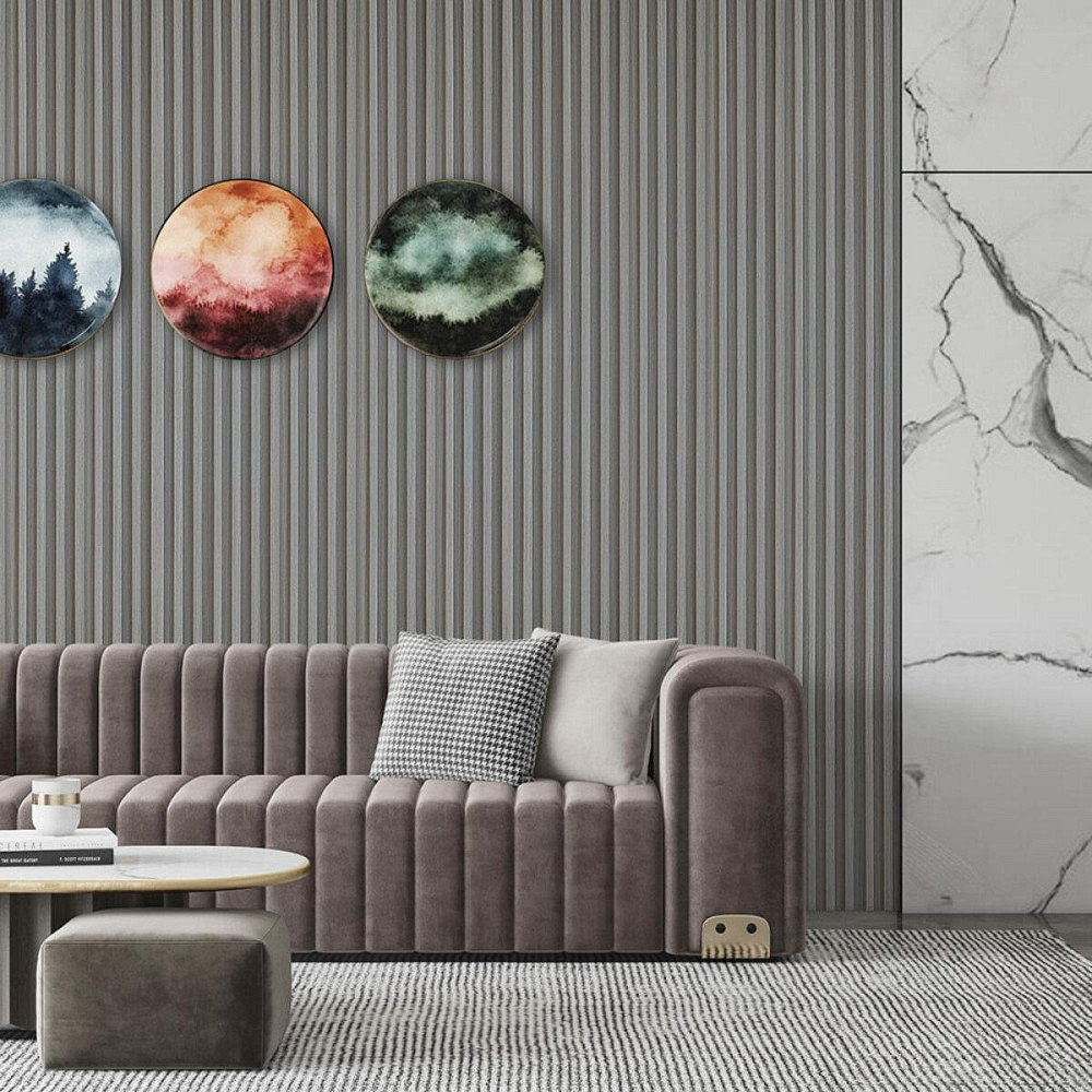 Рейка декоративная WPC стеновая 3000х165х23мм Стальная серая SW-00001528 Днепр - изображение 11