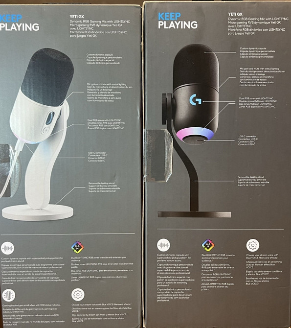 Мікрофон HyperX QuadCast S, Logitech Yeti GX, Rode NT-USB, Fifine, JBL. Харків - фото 2