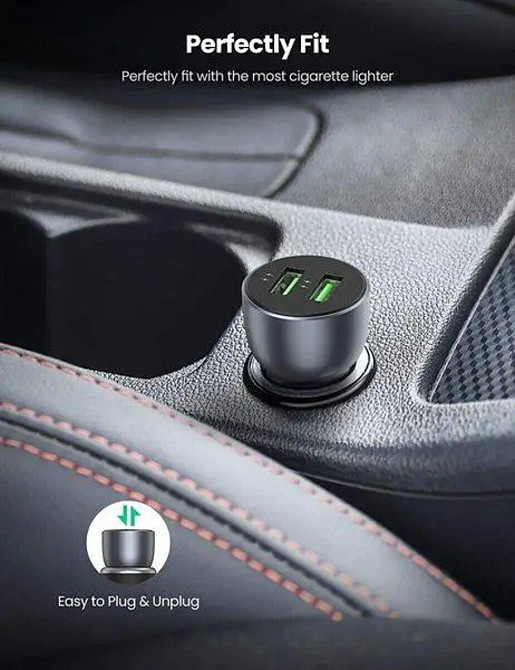 Автомобільний зарядний пристрій UGREEN CD213 Fast UGR-10144 Одеса - фото 6