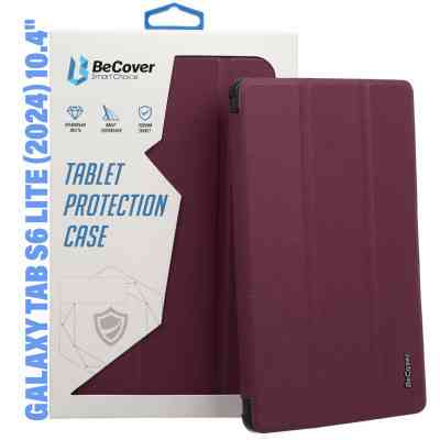 Чехол для планшета BeCover Smart Case Samsung Tab S6 Lite (2024) 10.4" P620/P625/P627 Red Wine (710821) Винница