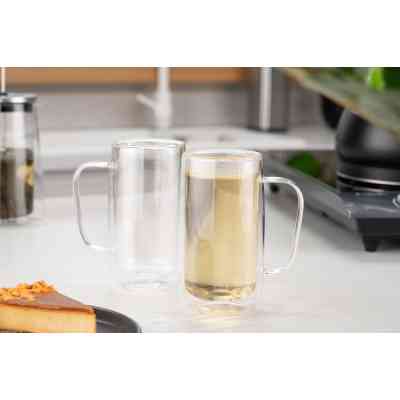 Набор чашек Ardesto BHR 400 мл 2 шт прозорий (AR2640BHR) Винница
