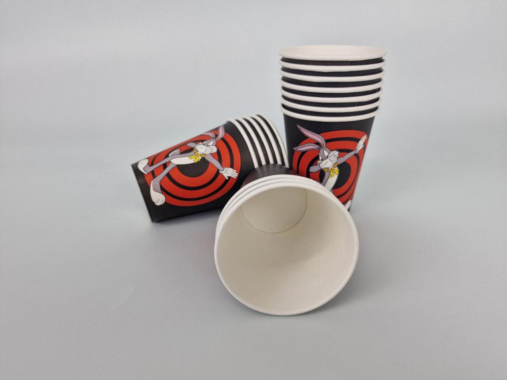 Склянки для напоїв гарячих і холодних 400 мл "BUGS BUNNY" (50 шт.) Харків - фото 2