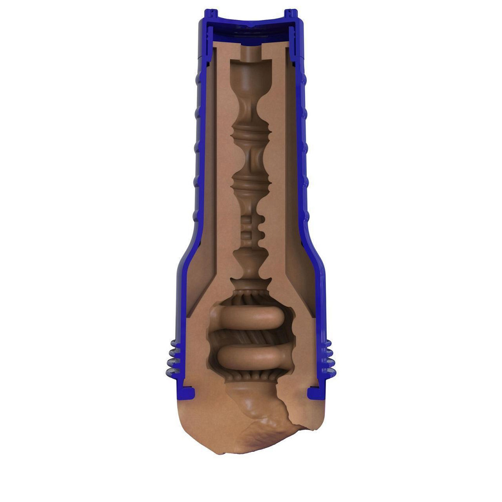 Мастурбатор-вагіна Fleshlight Boost Bang Medium Dark Flesh, плаваючі кільця Turbo Tech Sex Aura Київ - фото 5