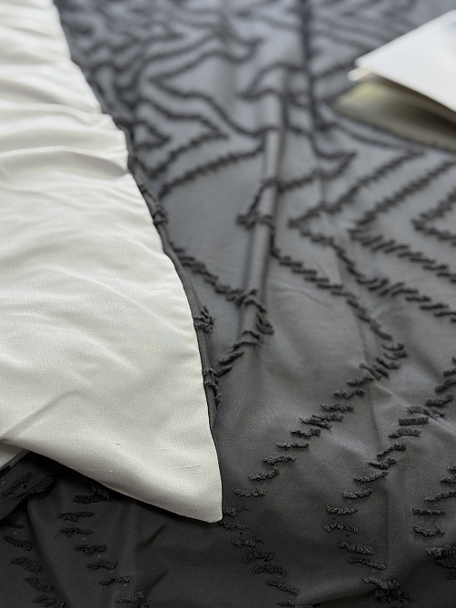 Ecotton Комплект постільної білизни Ecotton Jaquard двоспальний Євро 210х215 сірий Grey Коломыя - изображение 5